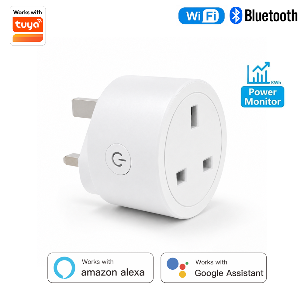 Smart Energy Monitor - Tuya UK Smart Plug WiFi Bluetooth
