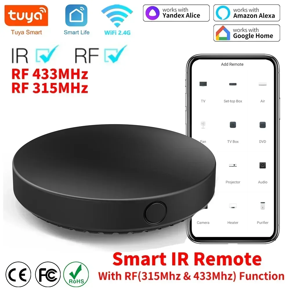 Universal Remote Smart Home - Tuya WiFi IR RF Remote Control