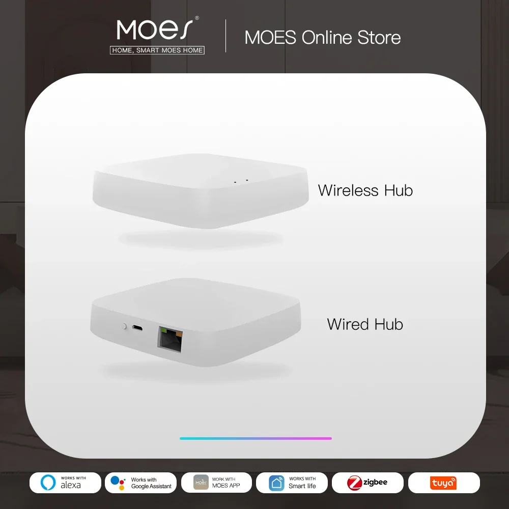 Smart Home Google Assistant - Tuya ZigBee 3.0 Smart Gateway Hub