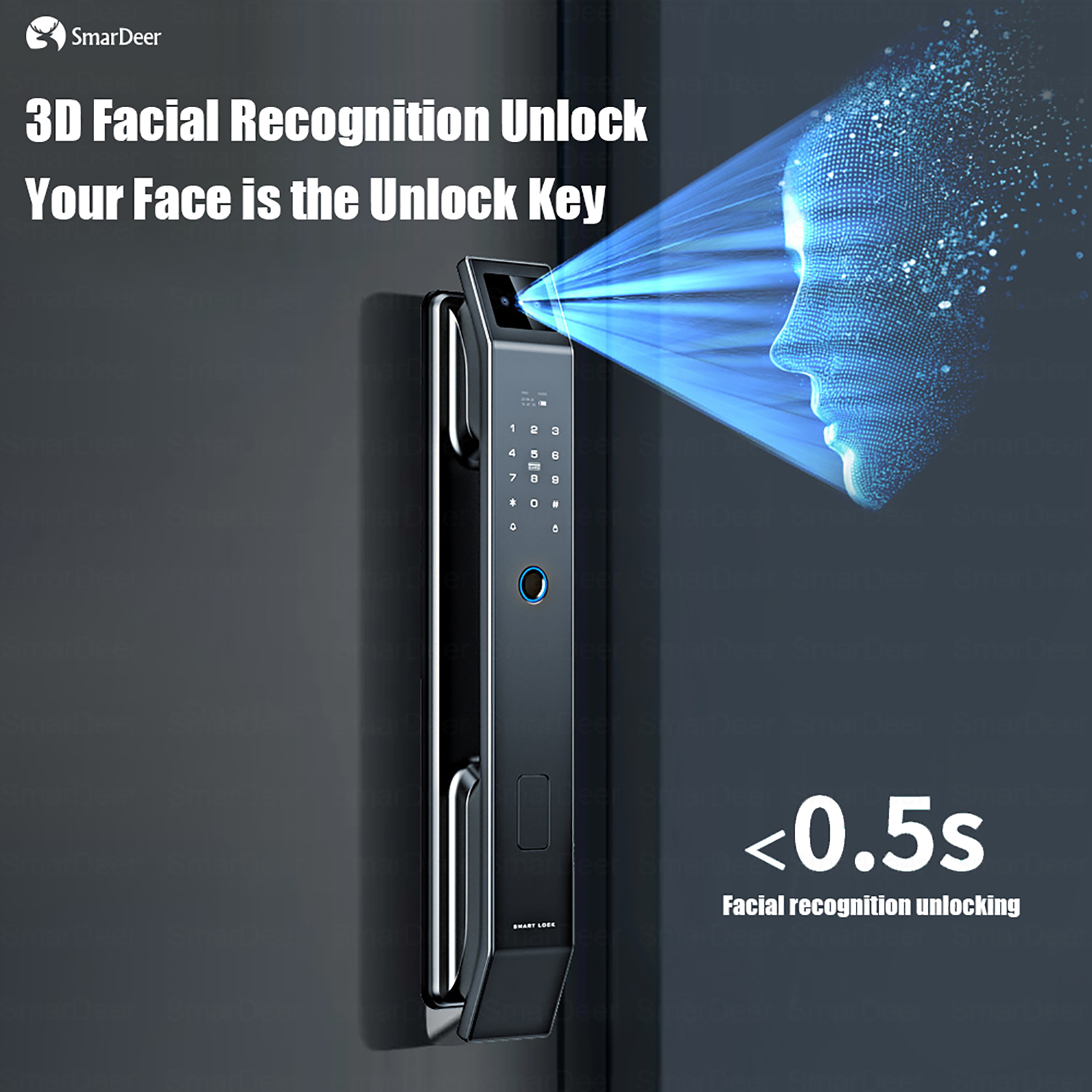 SmaerDeer Smart lock with Came - огляд і ціна Smart Home Battery Camera