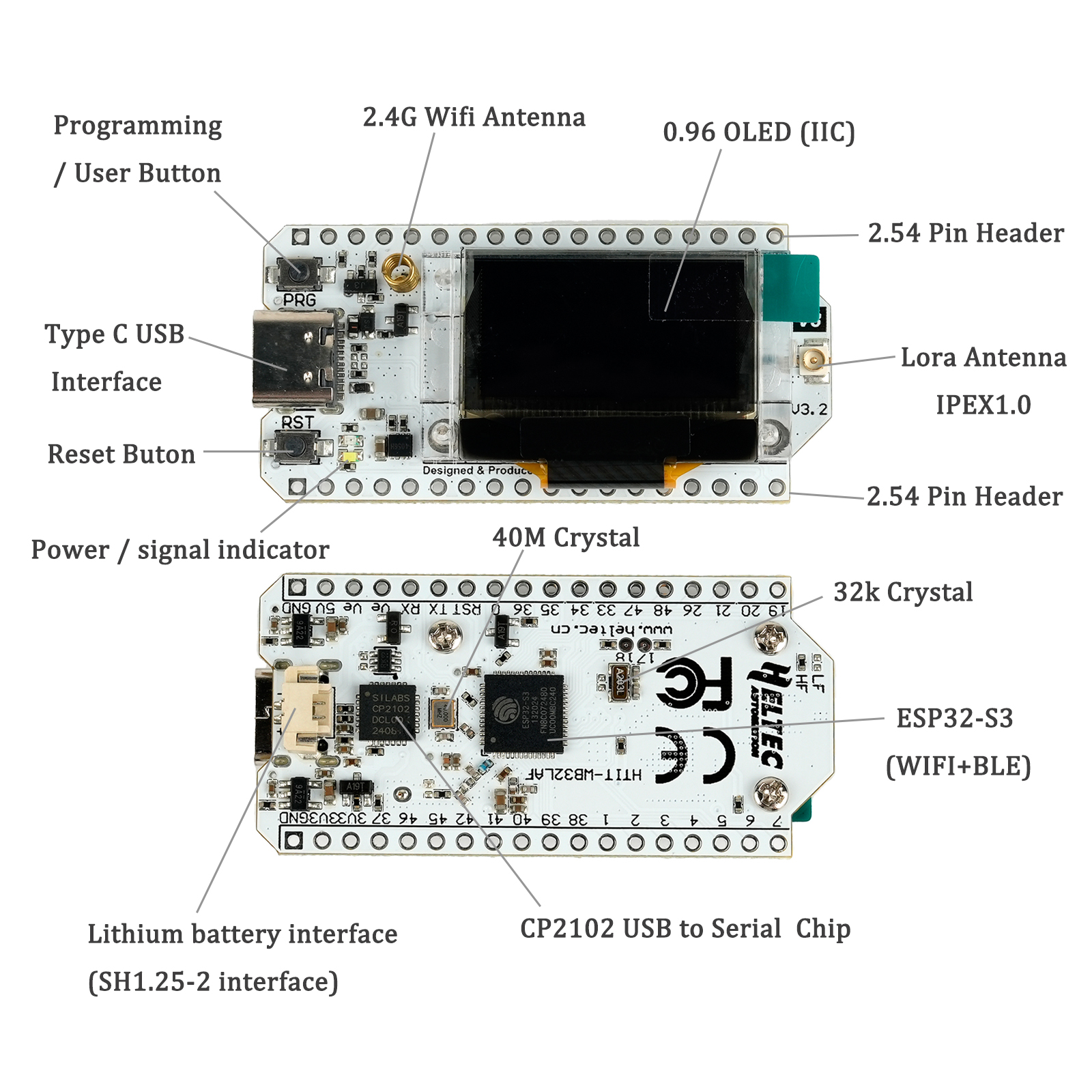2Sets LoRa32 V3 868MHz 915MHz  - огляд і ціна Smart Home Kit For Arduino