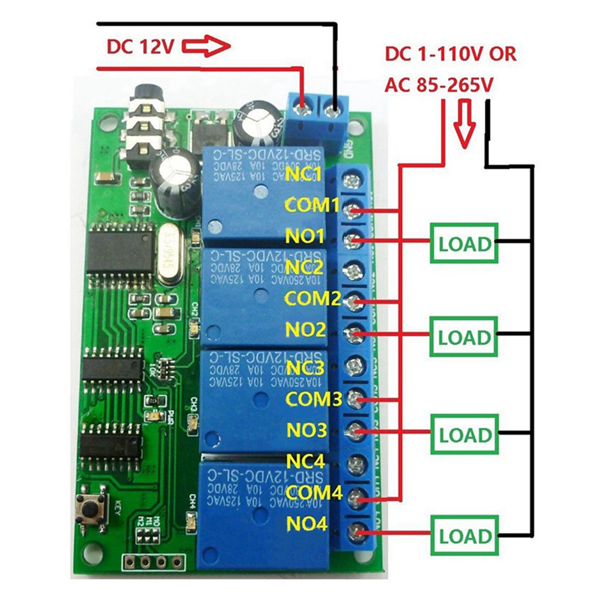 N495R-AD22B04 4 Channel Relay  - огляд і ціна Smart Home With Plc