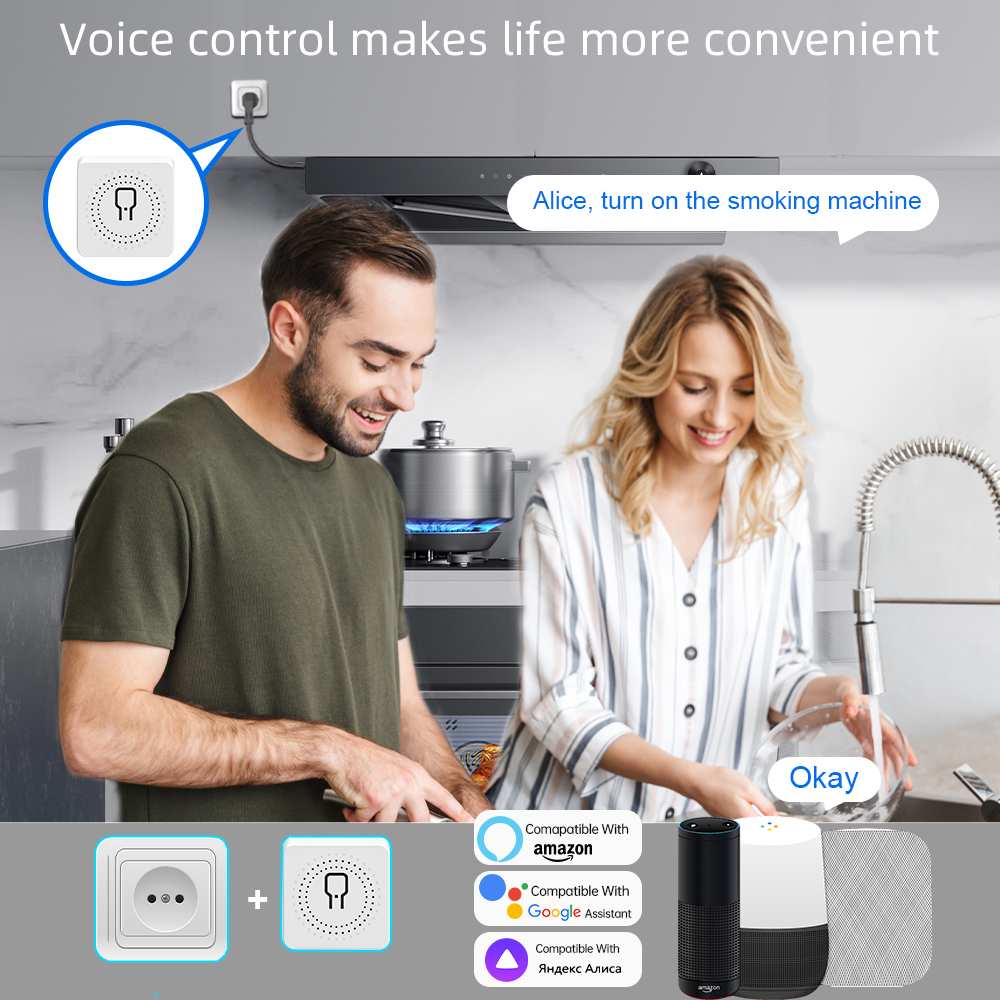 Tuya WiFi Smart Switch 1/2/3/4 - огляд і ціна Smart Home Google Assistant