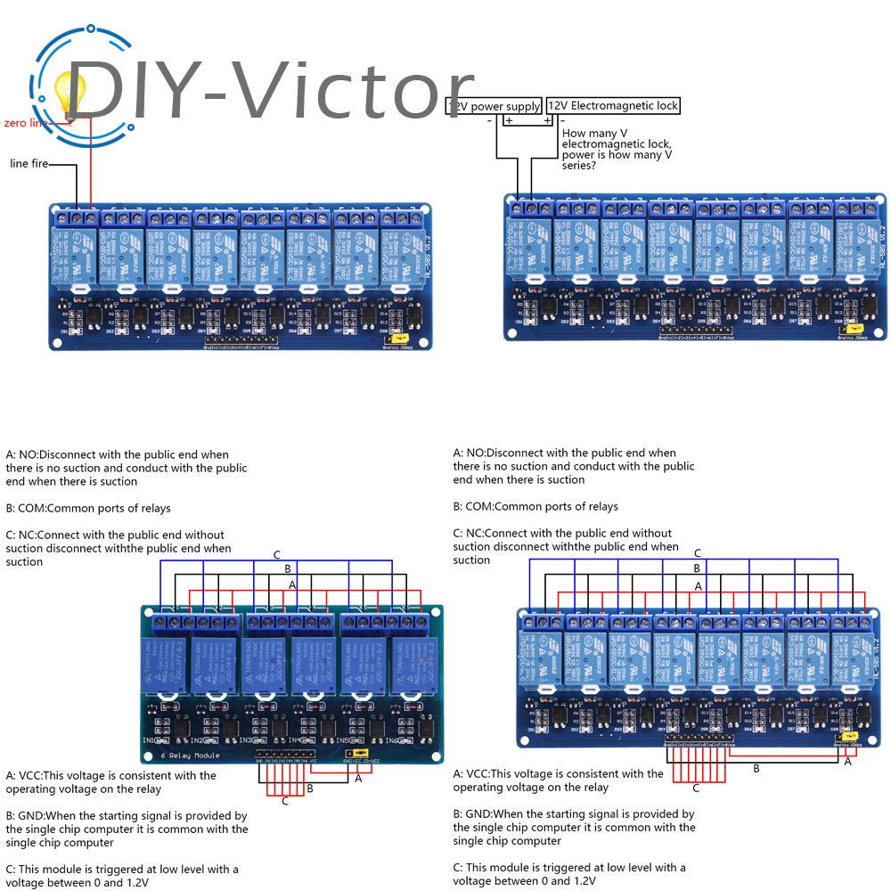 1 2 4 6 8 Channel DC 5V 12V Re - огляд і ціна Smart Home Kit For Arduino