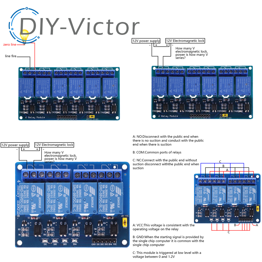 1 2 4 6 8 Channel DC 5V 12V Re - огляд і ціна Smart Home Kit For Arduino