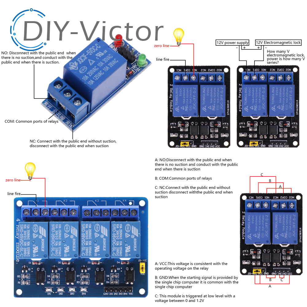 1 2 4 6 8 Channel DC 5V 12V Re - огляд і ціна Smart Home Kit For Arduino