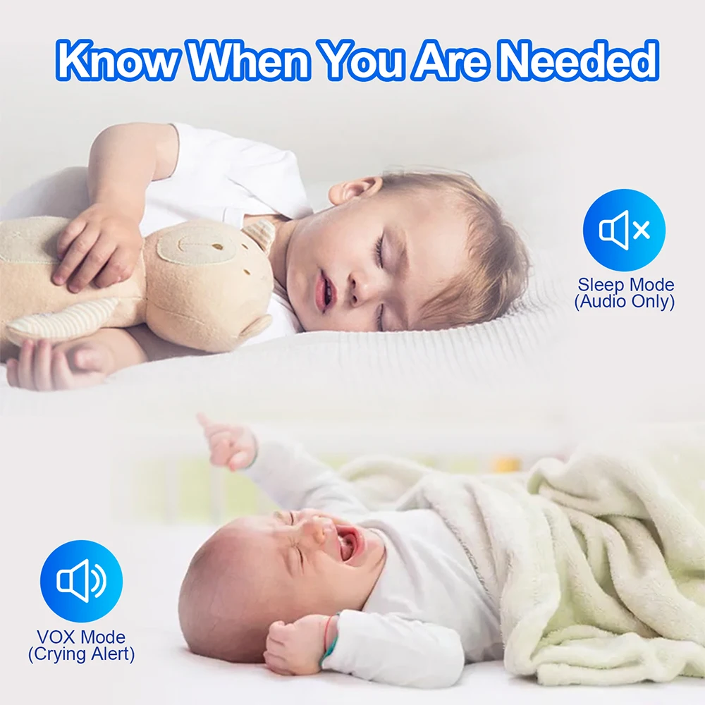 7.0'' Video Baby Monitor 720P  - огляд і ціна Smart Home Battery Camera