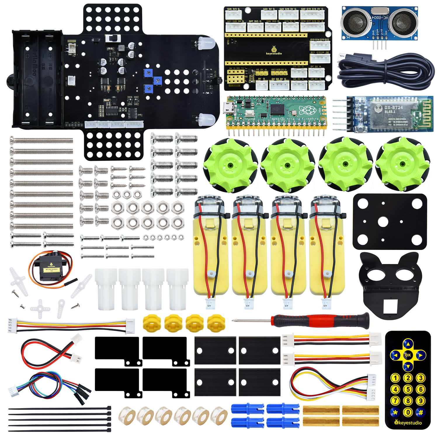 Keyestudio 4WD Raspberry Pi Pi - огляд і ціна Smart Home Kit For Arduino