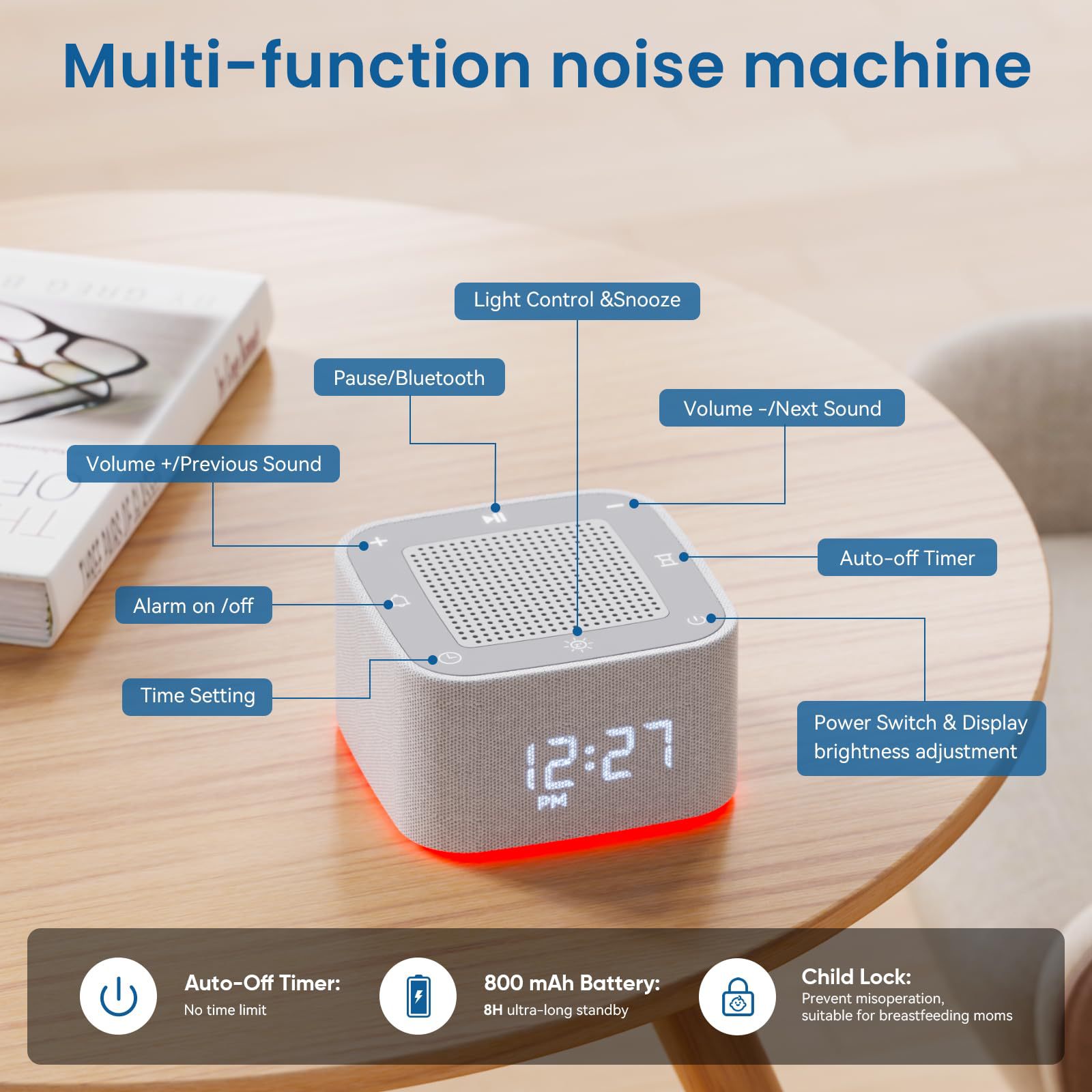 White Noise Machine for Baby A - огляд і ціна Smart Baby Night Light
