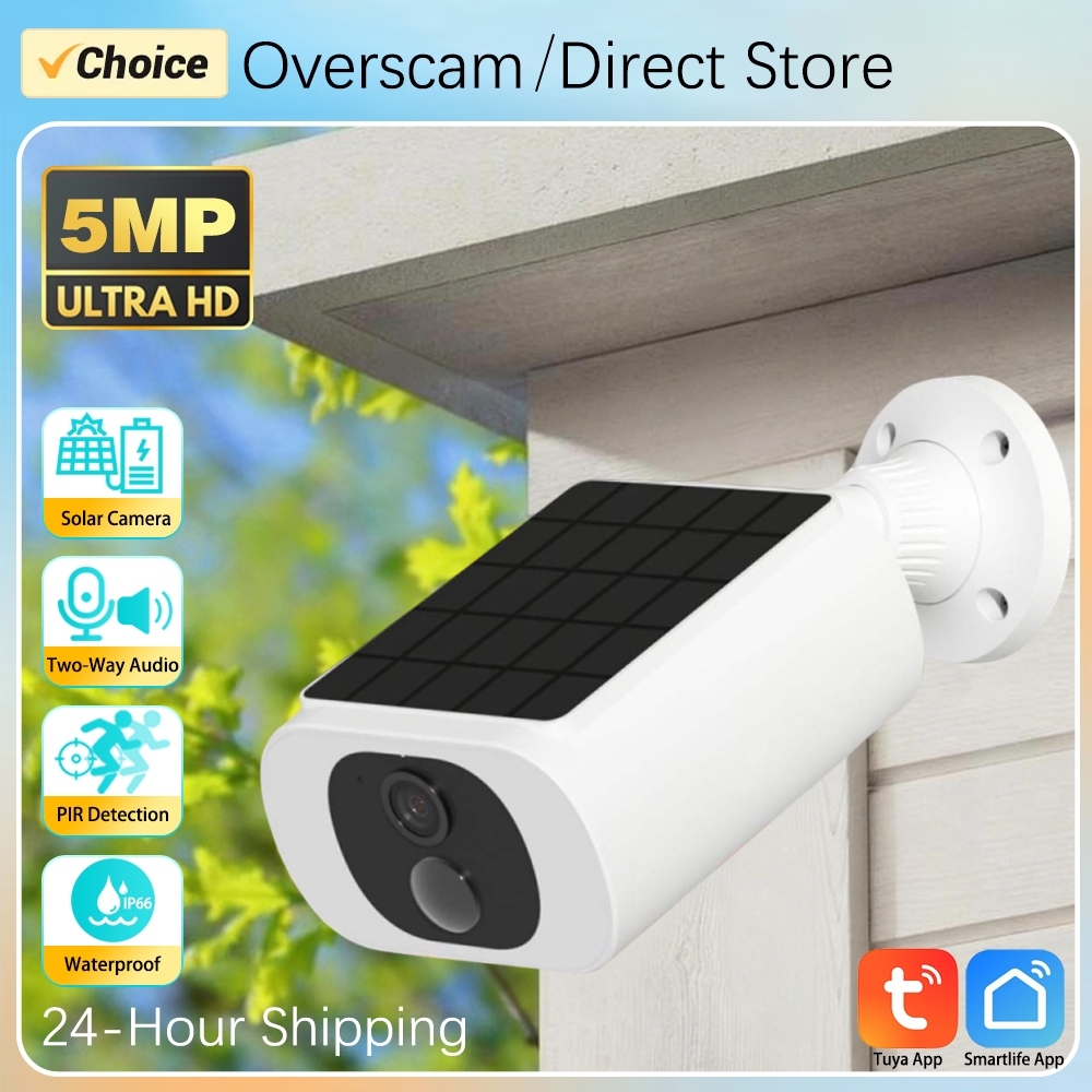 5MP Tuya Smartlife Outdoor Sol - огляд і ціна Smart Home Battery Camera
