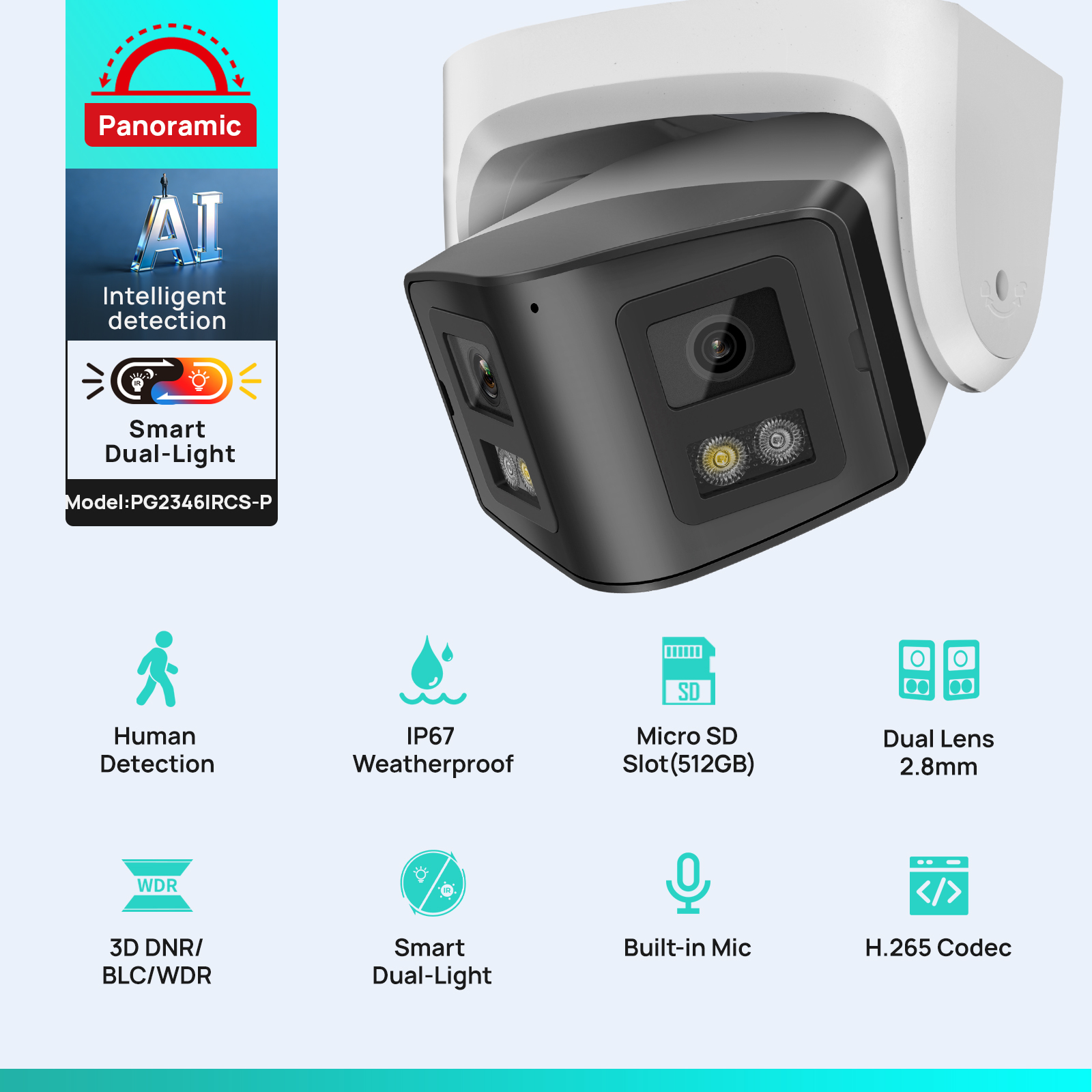 Vikylin 4MP Panoramic Smart Du - огляд і ціна Smart Home Nas