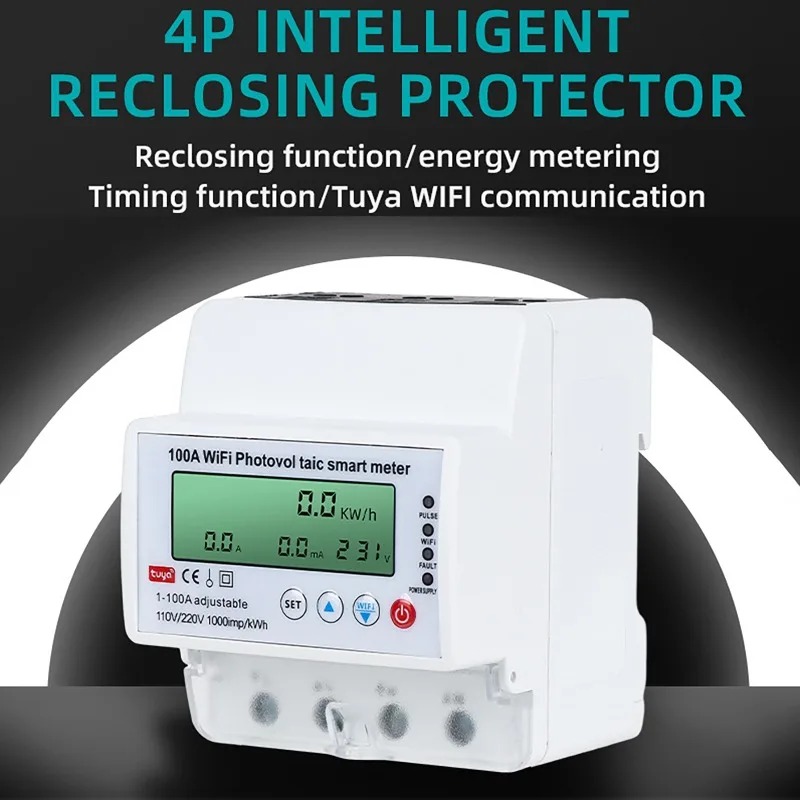 4P 1-100A WiFi Photovoltaic Sm - огляд і ціна Smart Energy Monitor