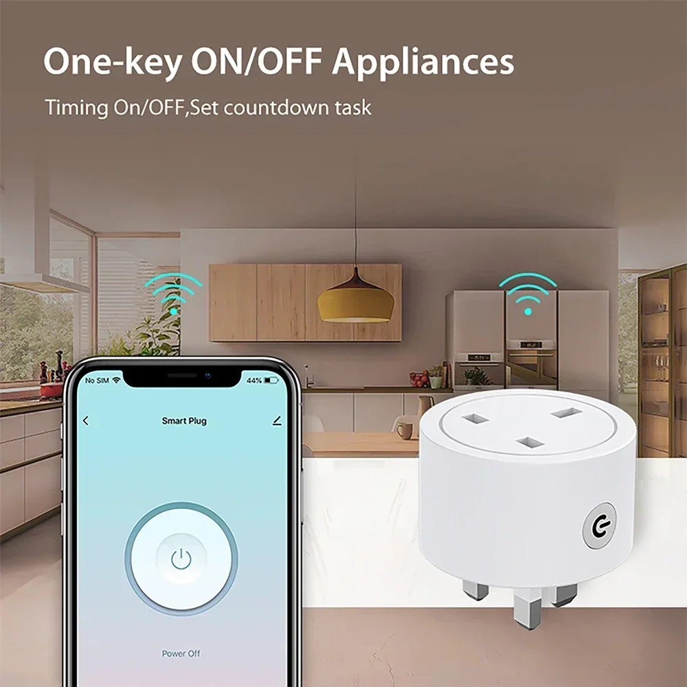 Zigbee Smart Plug 16A UK Socke - огляд і ціна Smart Home Google Assistant