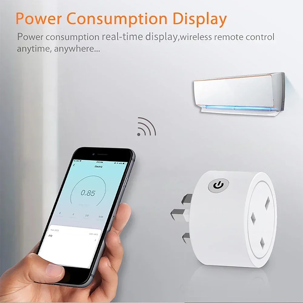 Zigbee Smart Plug 16A UK Socke - огляд і ціна Smart Home Google Assistant
