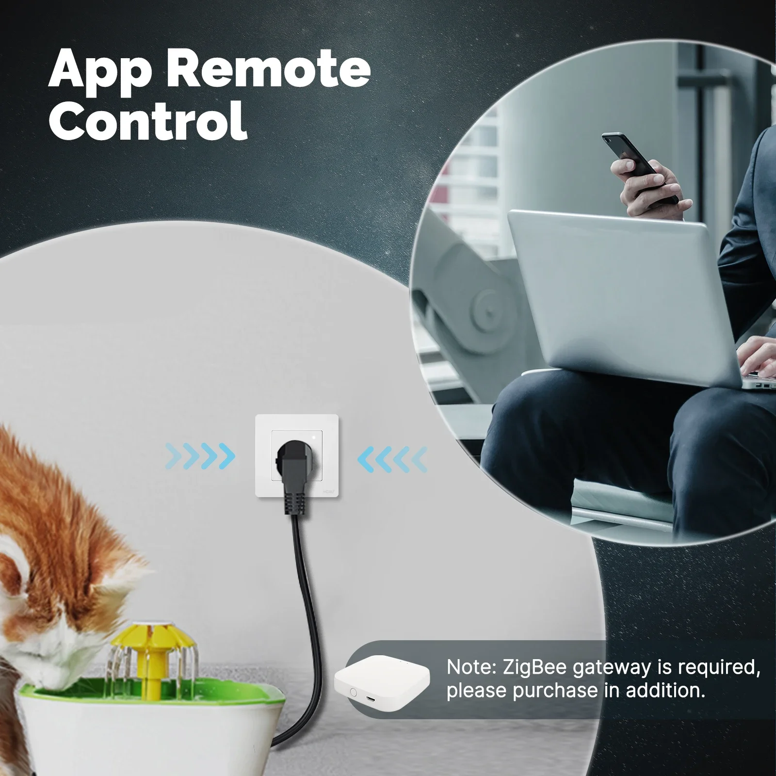 MOES Tuya ZigBee Smart Socket  - огляд і ціна Smart Home Google Assistant