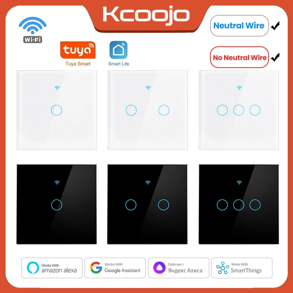 Tuya Wifi EU Smart Switches 1/ - огляд і ціна Smart Home Google Assistant