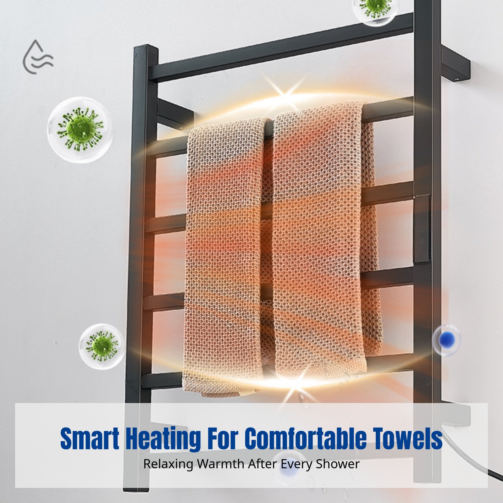 Smart Electric Towel Rack, Hea - огляд і ціна Smart Home In Us