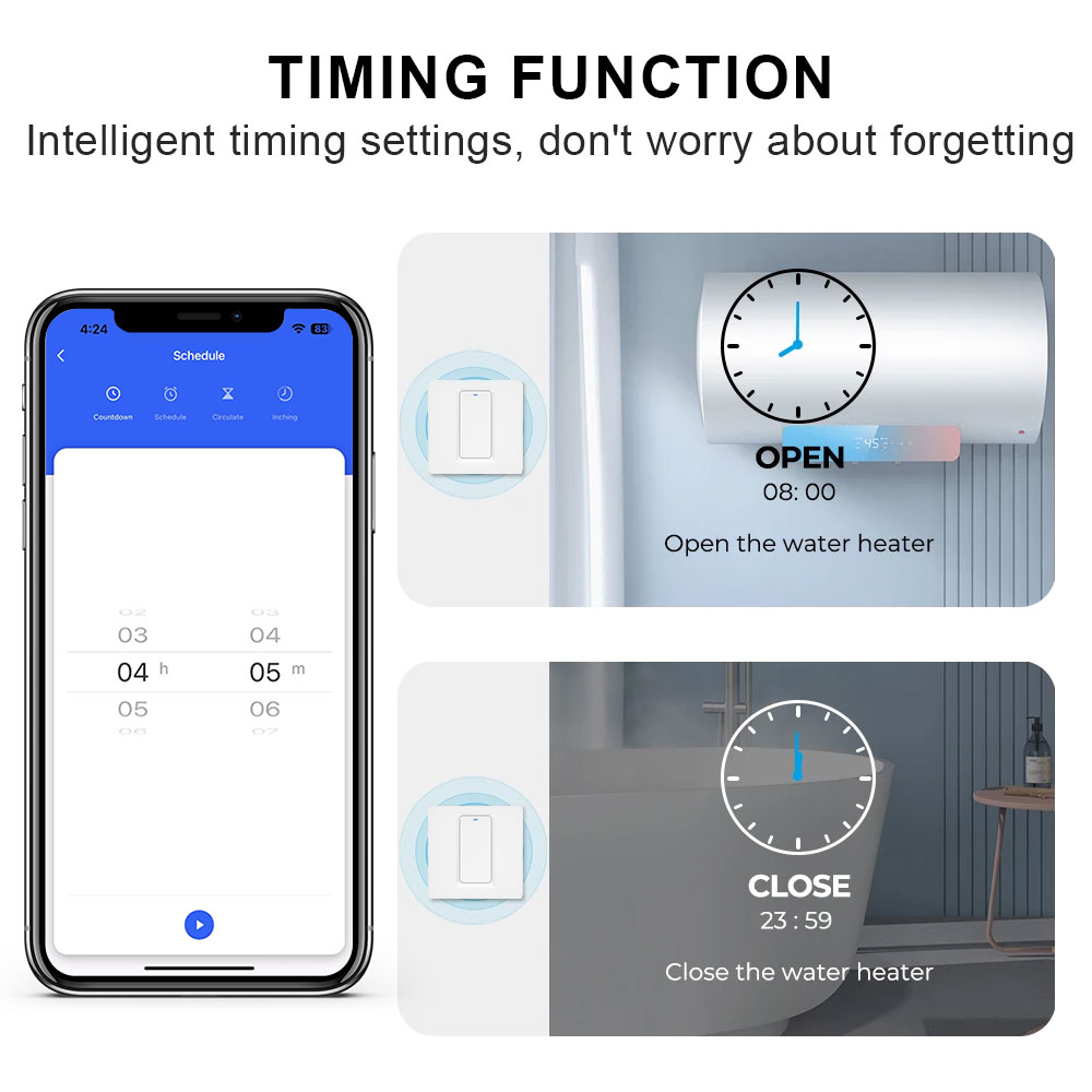Smart Water Heater Switch/WiFi - огляд і ціна Smart Home Google Assistant