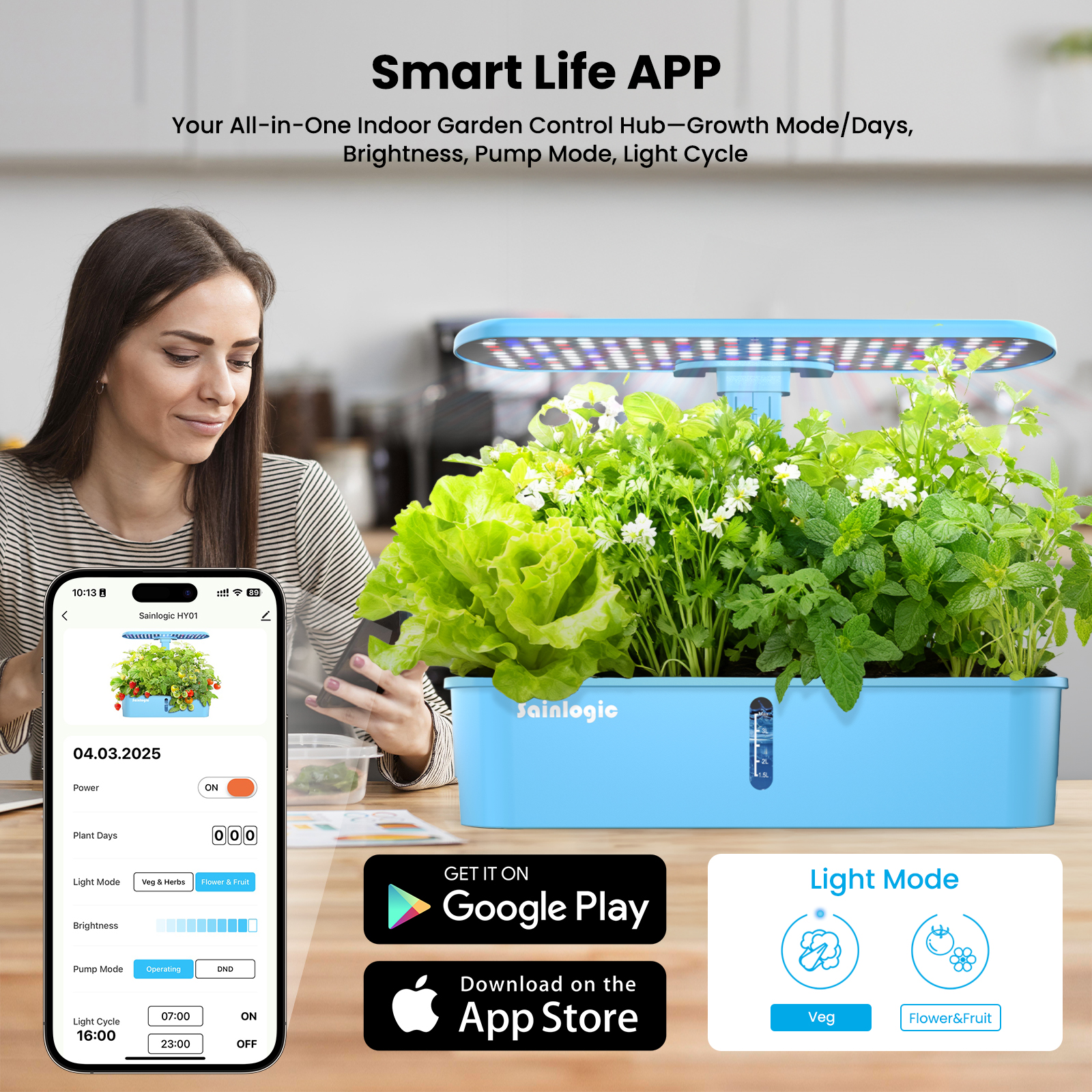 Smart Hydroponics Growing Syst - огляд і ціна Smart Home In Us