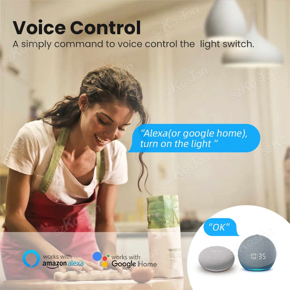 16A Tuya WiFi Smart Switch Mod - огляд і ціна Smart Home Google Assistant