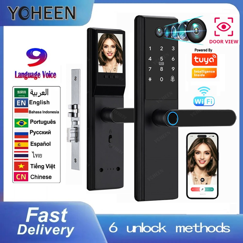 Tuya Wifi Digital Electronic S - огляд і ціна Smart Home Battery Camera