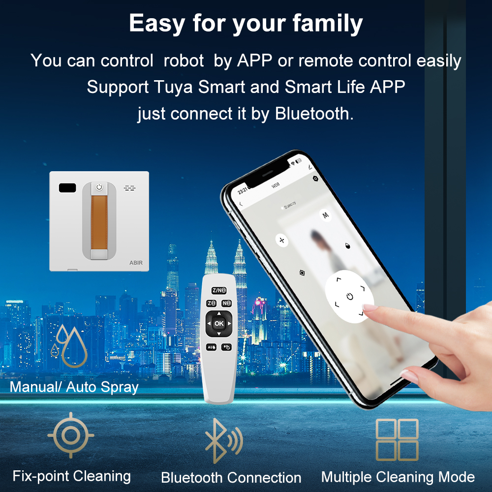 Window Vacuum Robot Cleaner AB - огляд і ціна Vacuum Cleaner Smart Home