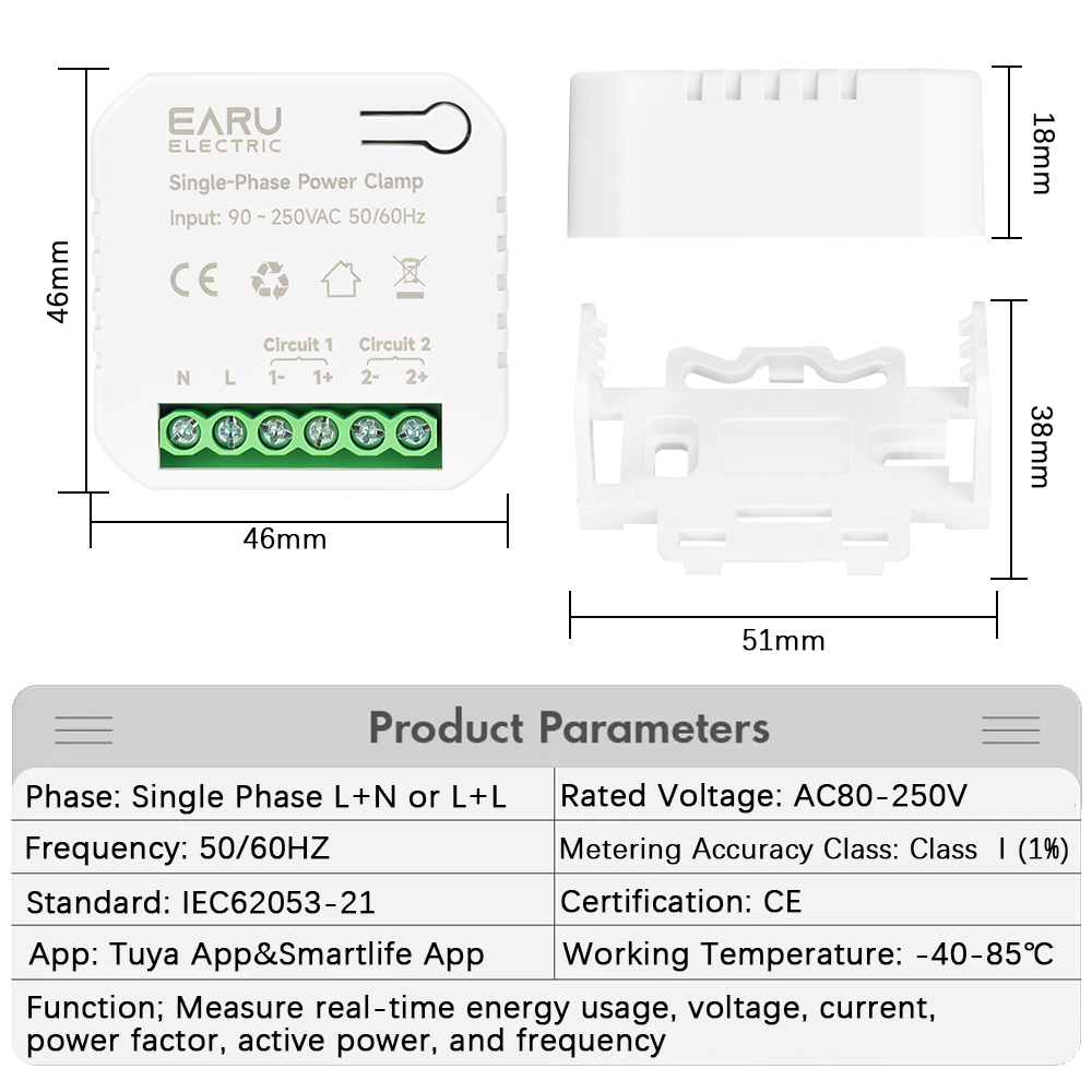 WiFi Zigbee Smart 2way Bilater - огляд і ціна Smart Energy Monitor