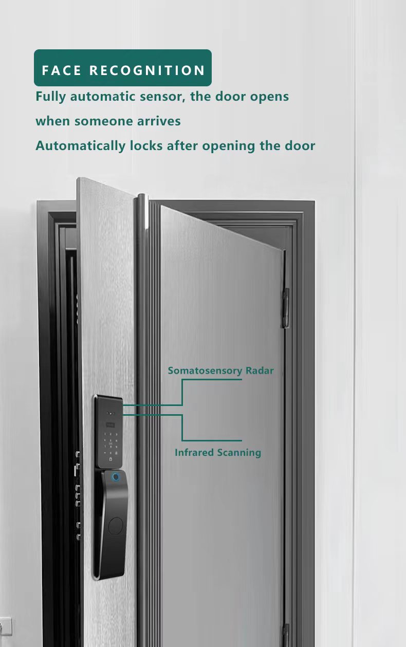 Smart Door Lock Palm Vein 3D F - огляд і ціна Smart Home Battery Camera