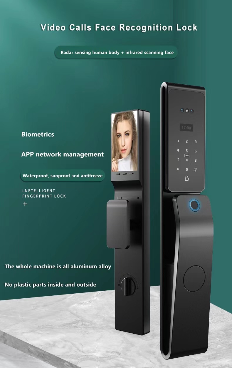 Smart Door Lock Palm Vein 3D F - огляд і ціна Smart Home Battery Camera