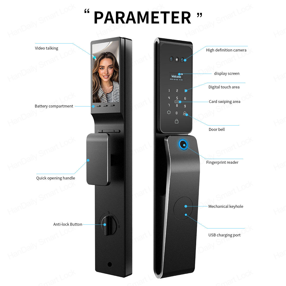 Waterproof Tuya 3D Face Recogn - огляд і ціна Smart Home Battery Camera