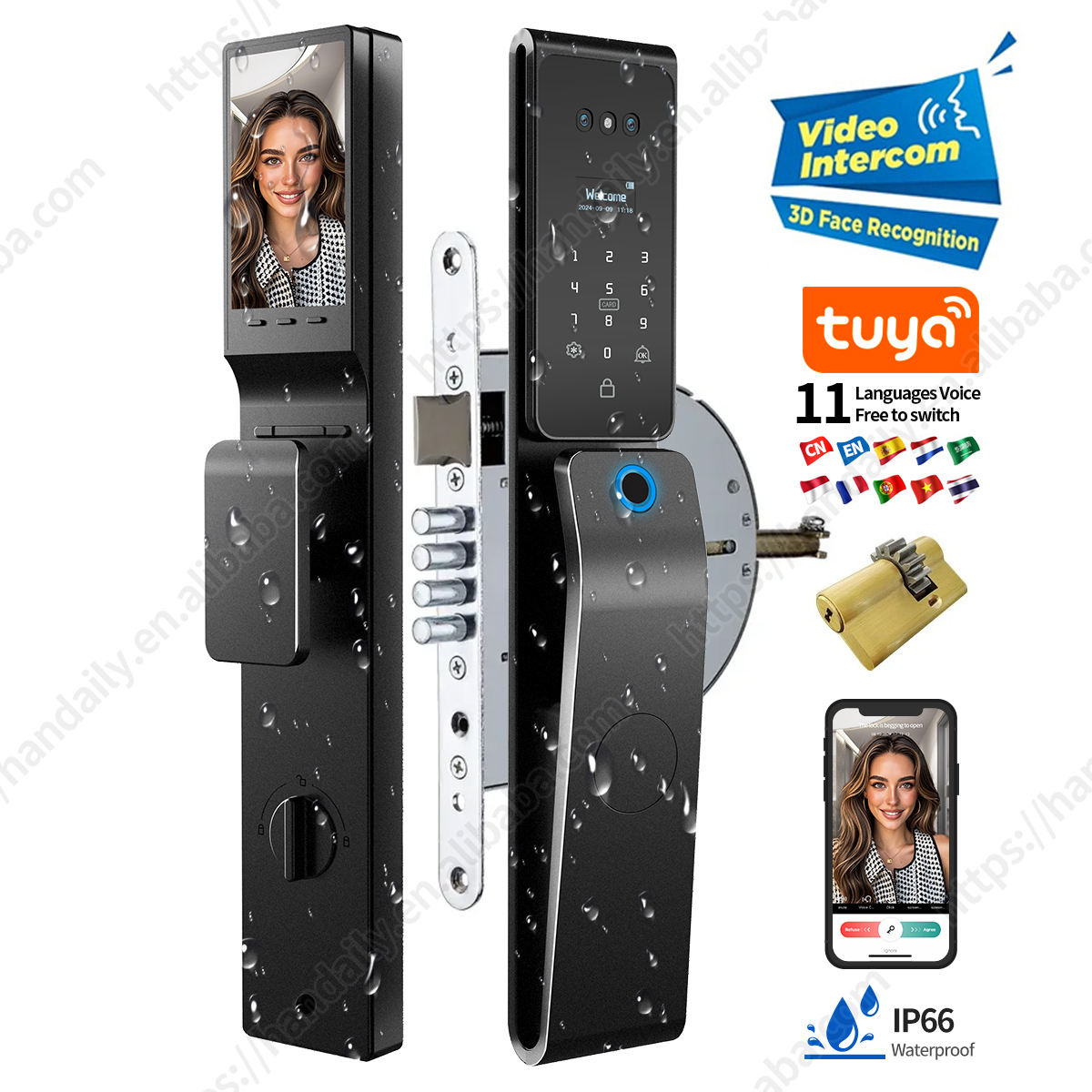 Waterproof Tuya 3D Face Recogn - огляд і ціна Smart Home Battery Camera
