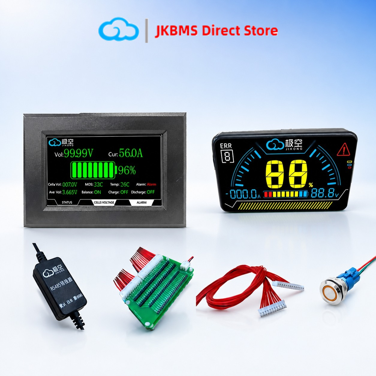 JK BMS RS485 CAN Module 4.3 LC - огляд і ціна Smart Energy Monitor