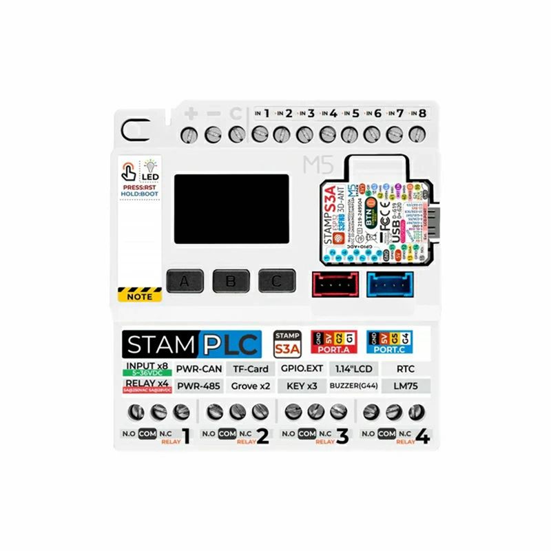 M5stamp PLC Controller Advance - огляд і ціна Smart Home With Plc