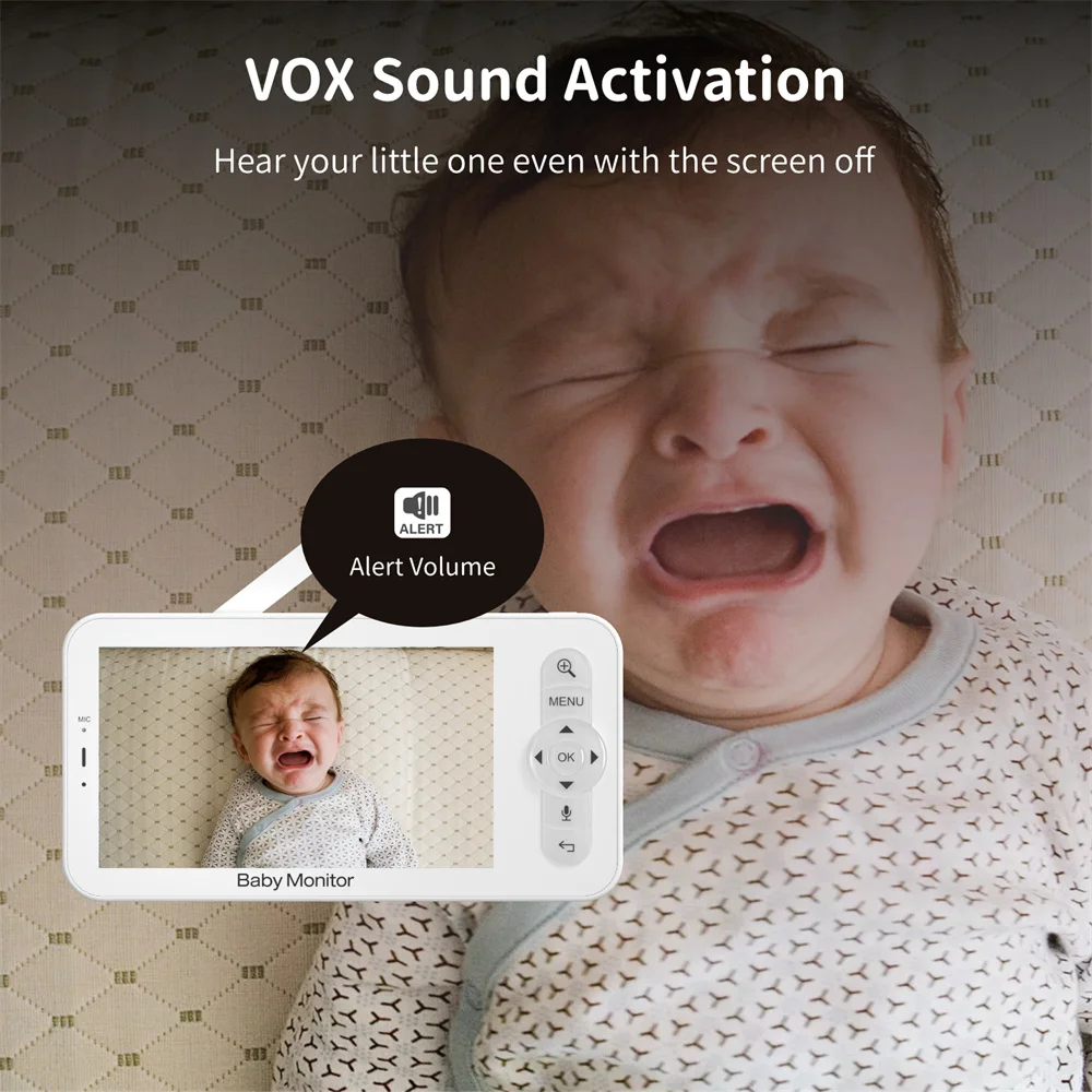 Babystar 5 Inch Wifi Baby Moni - огляд і ціна Smart Home Battery Camera