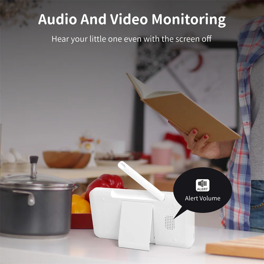 Babystar 5 Inch Wifi Baby Moni - огляд і ціна Smart Home Battery Camera