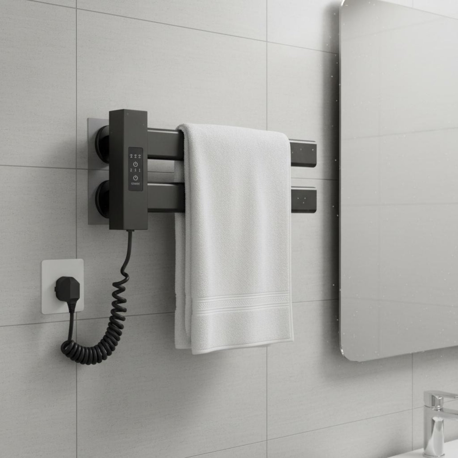Smart Towel Heating Rack Quick - огляд і ціна Smart Home In Us