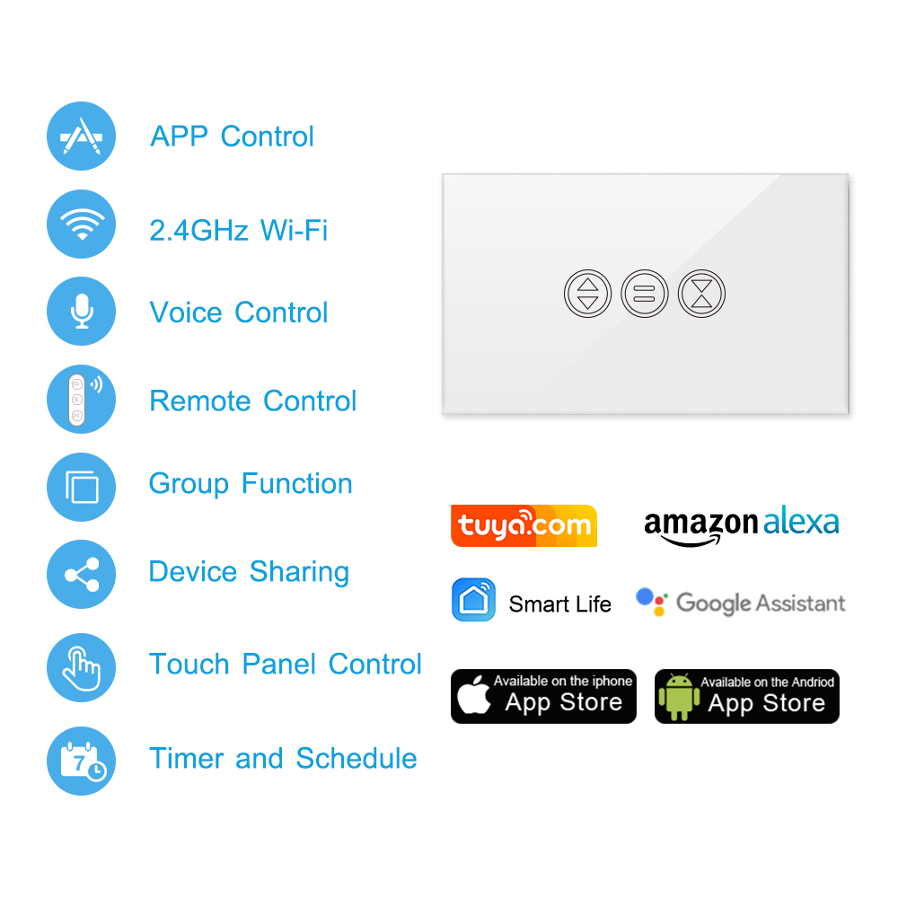 Tuya Smart Life Curtain Switch - огляд і ціна Universal Remote Smart Home
