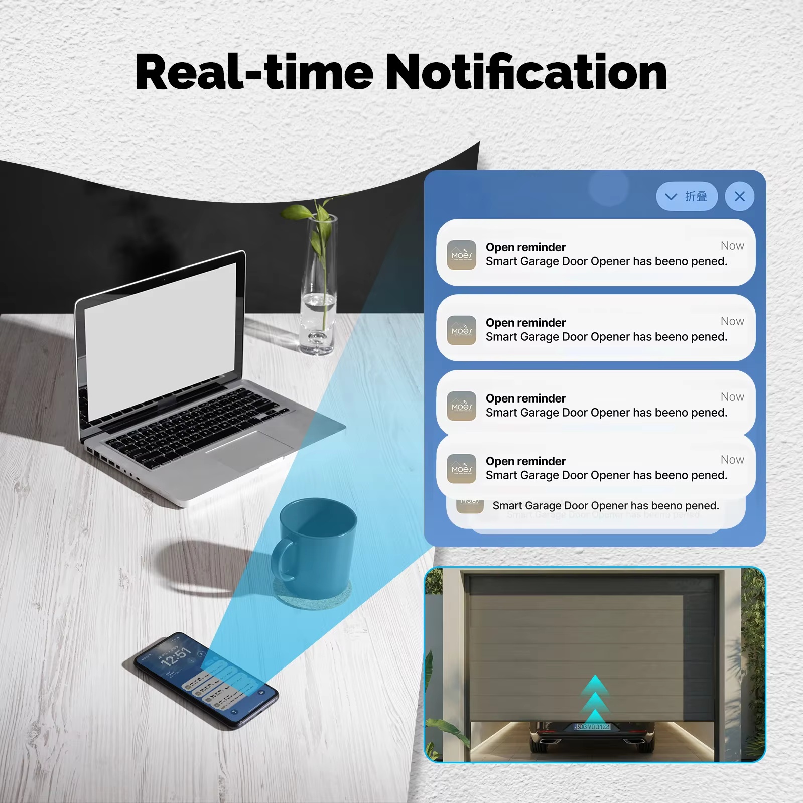 MOES Zigbee Garage Door Contro - огляд і ціна Smart Home Google Assistant