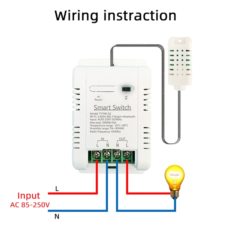 Work with tuya 16A 3000W WiFi  - огляд і ціна Smart Energy Monitor