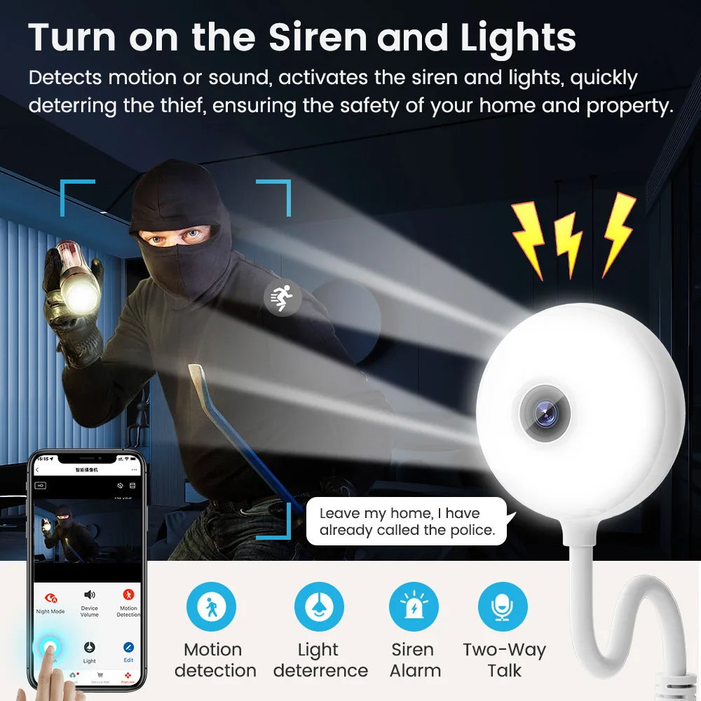 5MP Indoor USB Light Bulb WiFi - огляд і ціна Smart Baby Night Light