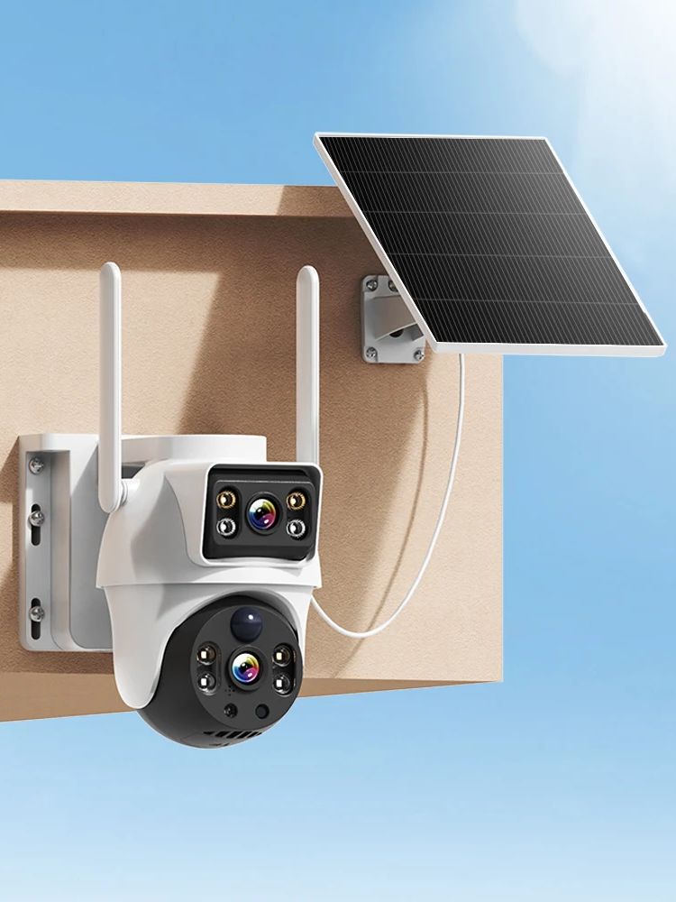 WiFi Solar Camera Dual Lenses  - огляд і ціна Smart Home Battery Camera