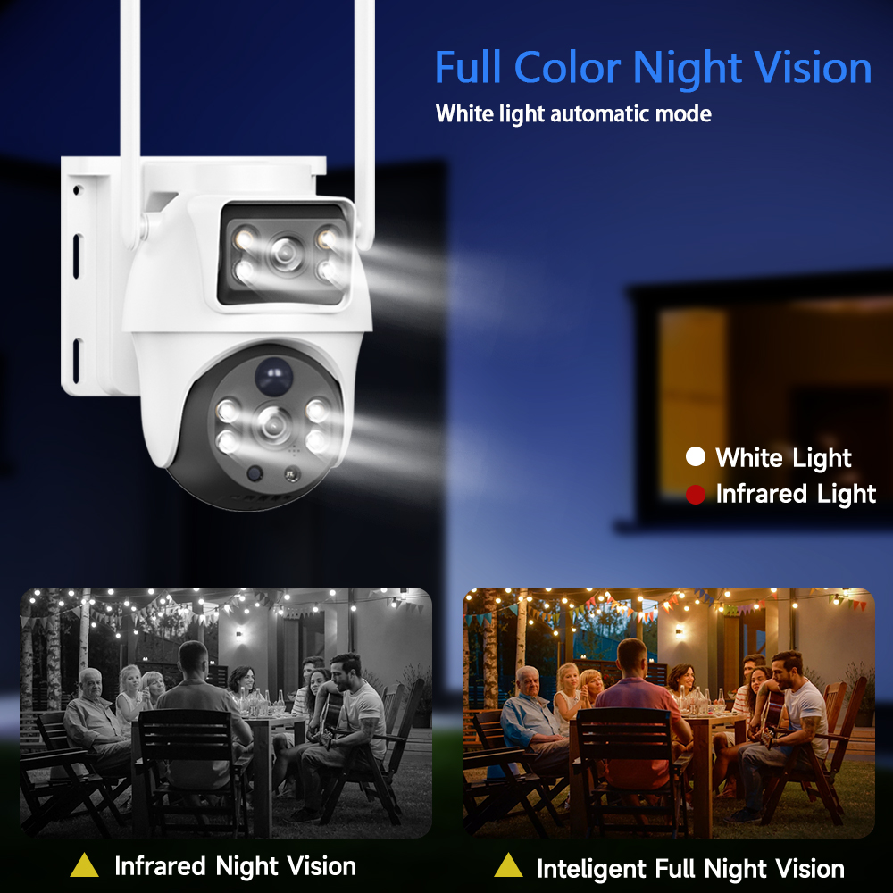 WiFi Solar Camera Dual Lenses  - огляд і ціна Smart Home Battery Camera
