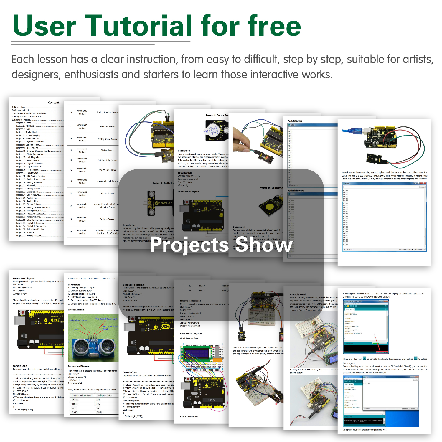 Keyestudio 48 in 1 Sensor Star - огляд і ціна Smart Home Kit For Arduino