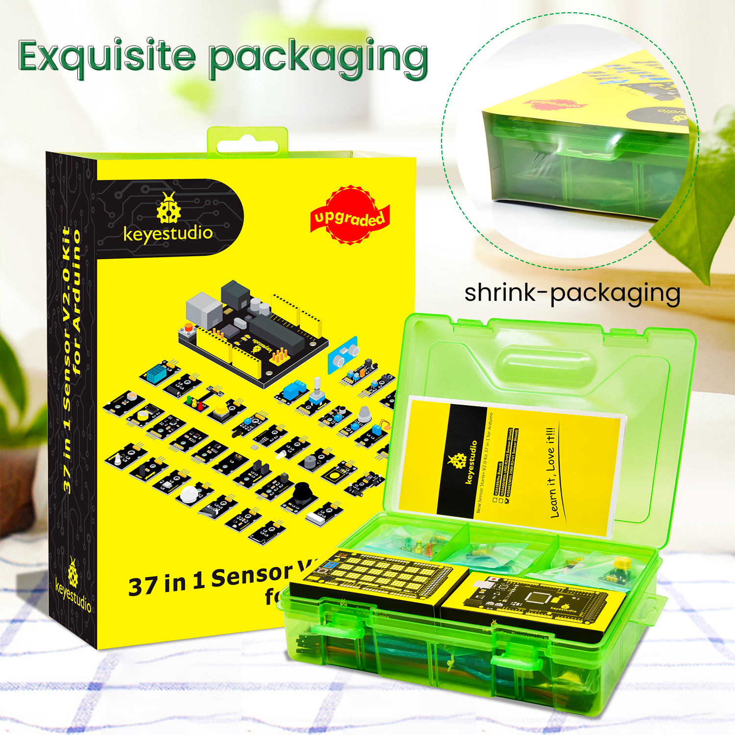 Keyestudio New Sensor Starter  - огляд і ціна Smart Home Kit For Arduino