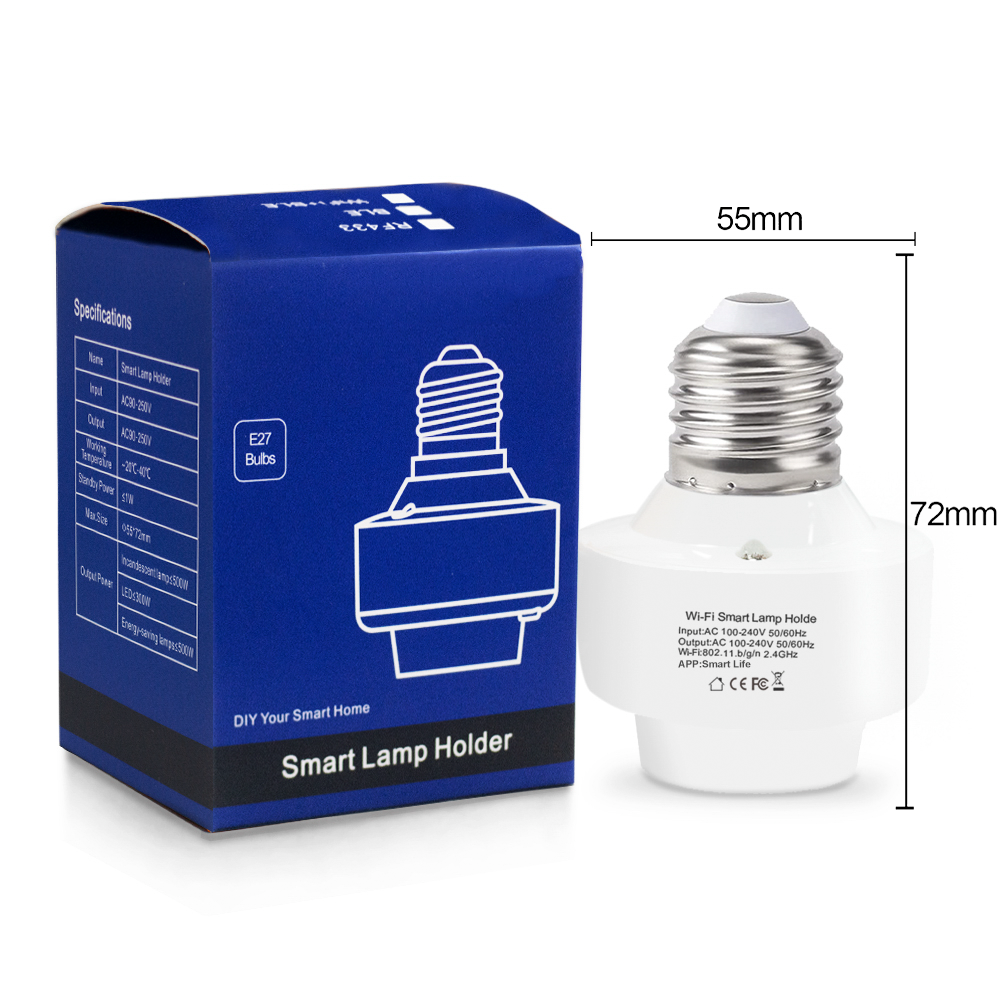 Tuya Smart E27 Socket Switch A - огляд і ціна Smart Home Google Assistant