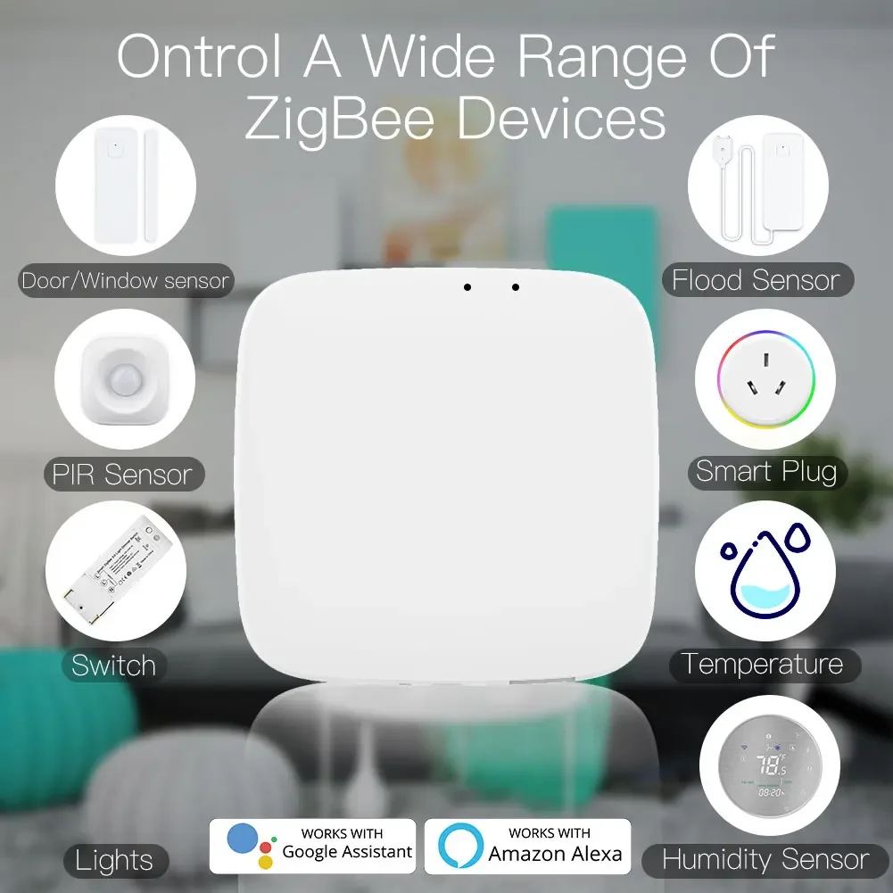 Tuya ZigBee 3.0 Smart Gateway  - огляд і ціна Smart Home Google Assistant