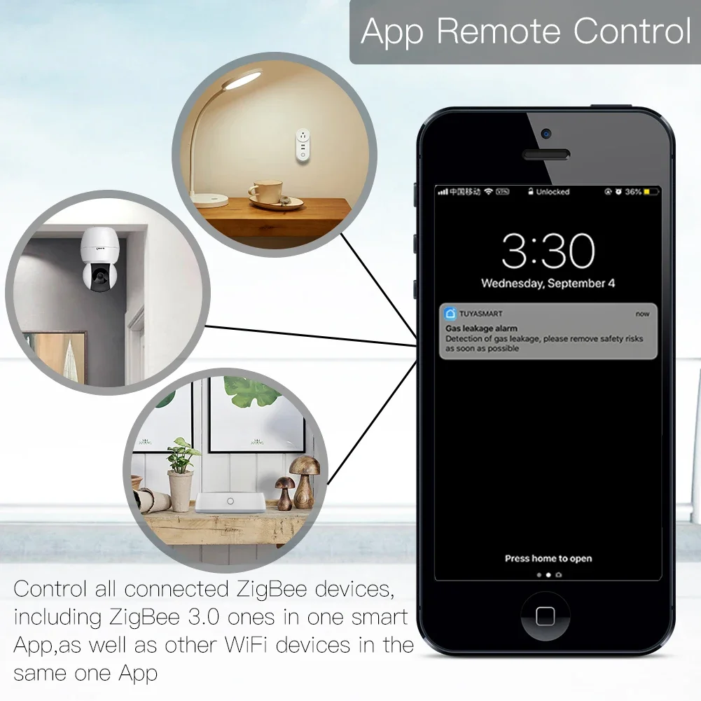 Tuya ZigBee 3.0 Smart Gateway  - огляд і ціна Smart Home Google Assistant