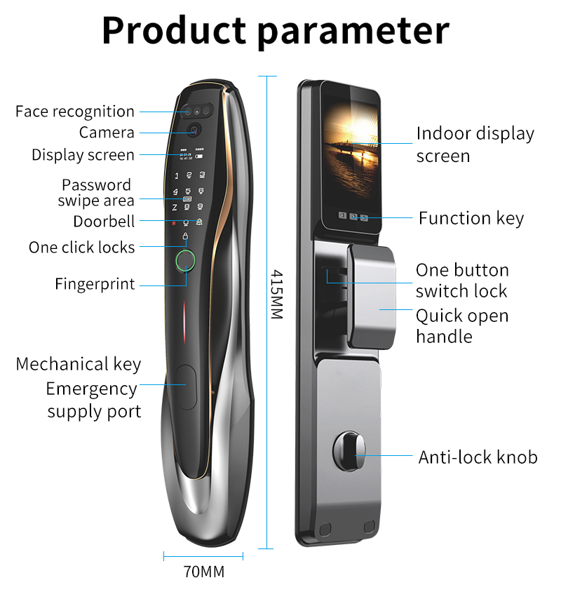 TYSH Tuya Security Fingerprint - огляд і ціна Smart Home Battery Camera