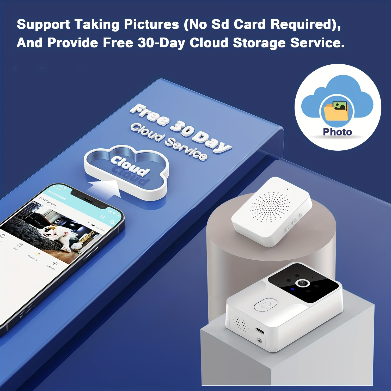 tuya Wireless smart video door - огляд і ціна Smart Home Battery Camera